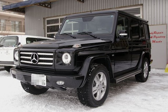 メルセデスベンツ G550にAMG用オーバーフェンダー装着 | 板金